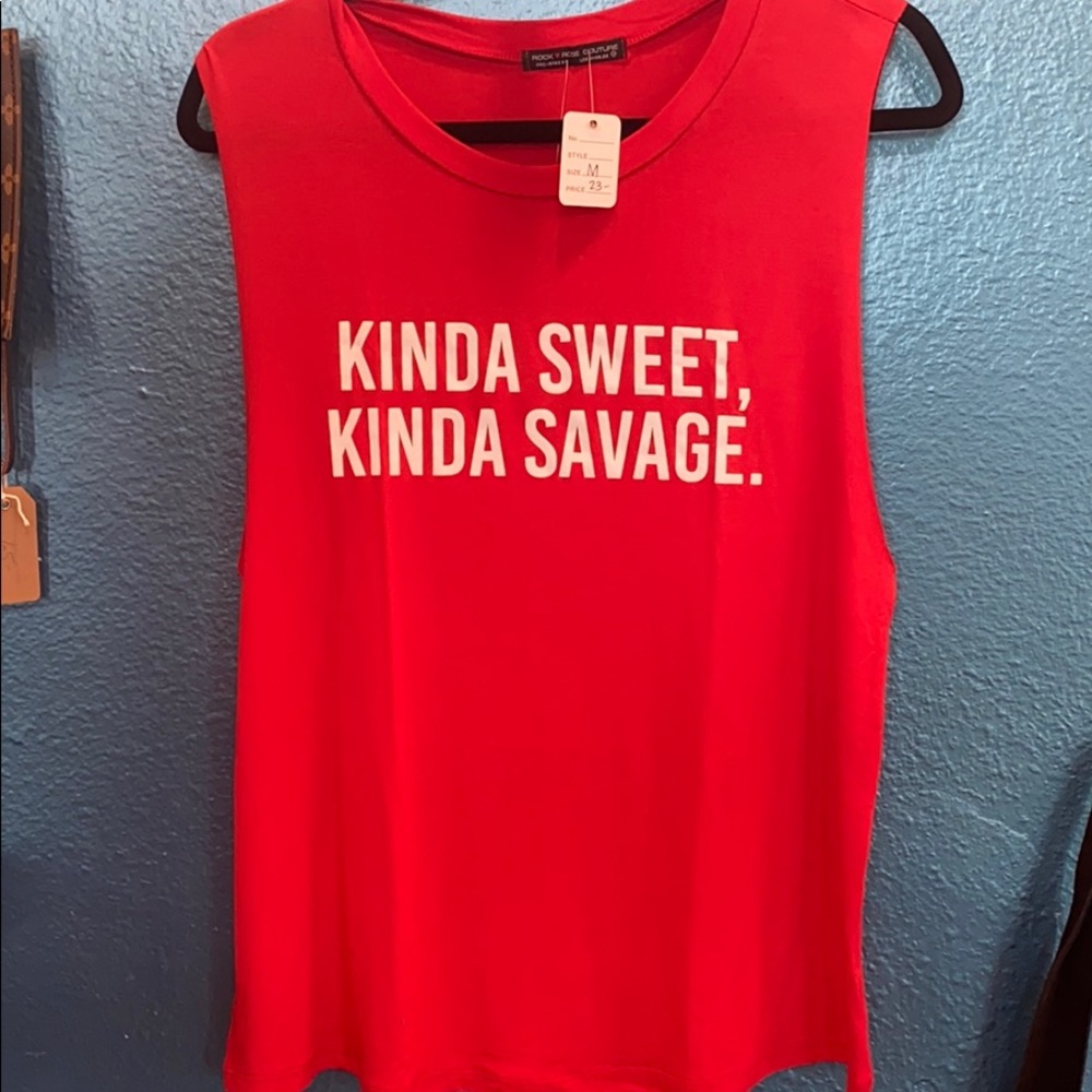 Rock Rose tank top